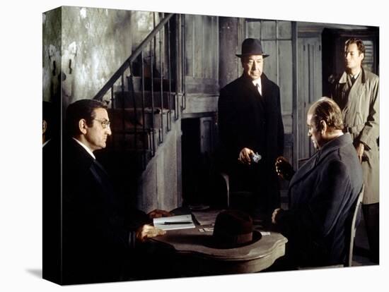 L' armee des Ombres by JeanPierreMelville with Lino Ventura, Paul Meurisse, Christian Barbier and C-null-Stretched Canvas