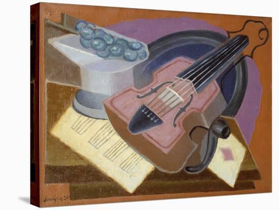 L'as de Carreau-Juan Gris-Stretched Canvas