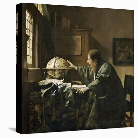 L'astronome dit aussi l'Astrologue-Johannes Vermeer-Premier Image Canvas