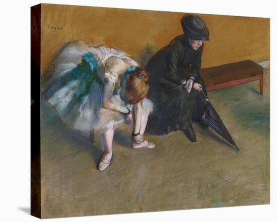 L'Attente, c.1882-Edgar Degas-Stretched Canvas