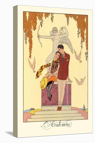 L'Automne-Georges Barbier-Stretched Canvas
