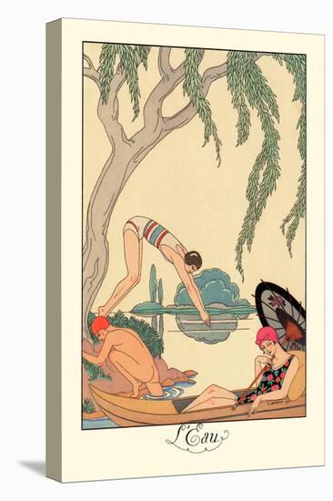 L'Eau-Georges Barbier-Stretched Canvas