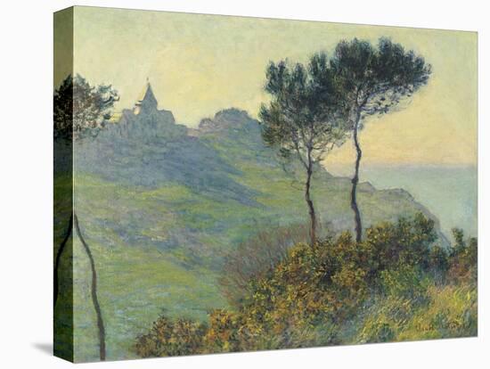 L'église De Varengeville, Soleil Couchant, 1882 (Oil on Canvas)-Claude Monet-Premier Image Canvas