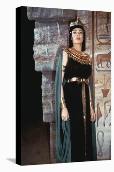 L'egyptien (THE EGYPTIAN) by Michael Curtiz with Gene Tierney, 1954 (photo)-null-Stretched Canvas