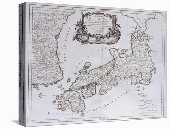 L'Empire Du Japon. from 'Universal Atlas Drawings on the Best Modern Maps';  'Atlas Universale…-Pietro Santini-Premier Image Canvas