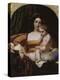 L'Enfance de Pic de La Mirandole-Paul Delaroche-Premier Image Canvas