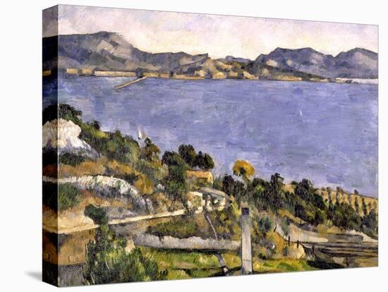 L'Estaque vue du golfe de Marseille-Paul Cézanne-Premier Image Canvas