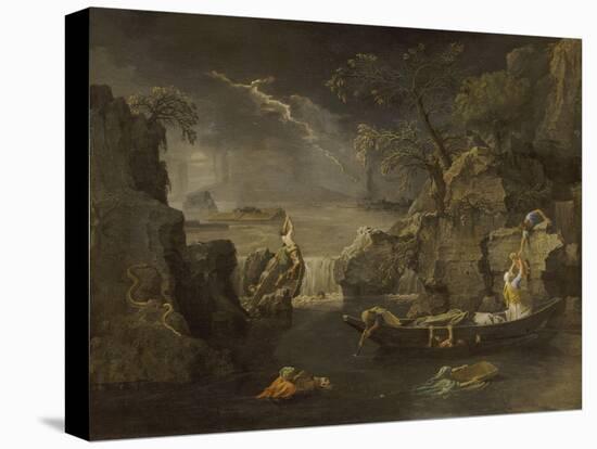 L'Hiver ou le D?ge-Nicolas Poussin-Premier Image Canvas