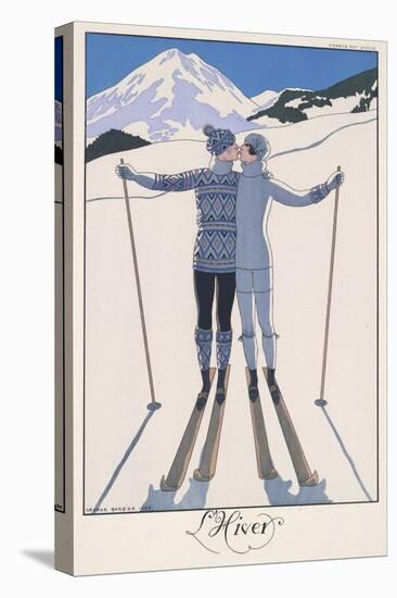 L'Hiver (Winter)-Georges Barbier-Premier Image Canvas