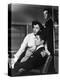 L'Inconnu du Nord-Express STRANGERS ON A TRAIN by AlfredHitchcock with Ruth Roman, Farley Granger a-null-Stretched Canvas