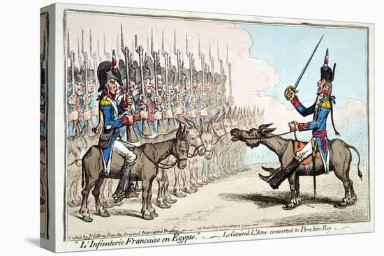 L'Infanterie Francaise En Egypte-James Gillray-Premier Image Canvas