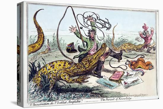 L'Insurrection De L'Institut Amphibie' or the Pursuit of Knowledge-James Gillray-Premier Image Canvas