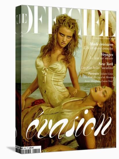 L'Officiel, 2004 - Rosi et Britt en Roberto Cavalli-Mark Squires-Stretched Canvas