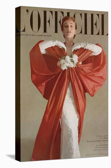 L'Officiel, April 1951 - Ensemble de Balenciaga-Philippe Pottier-Stretched Canvas