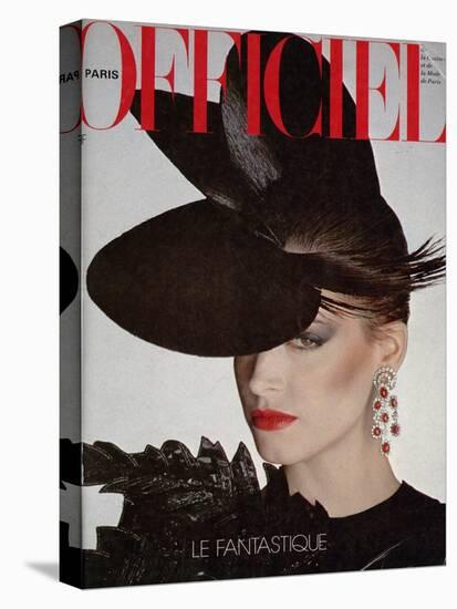 L'Officiel, April 1980 - Cerruti 1881-Rodolphe Haussaire-Stretched Canvas