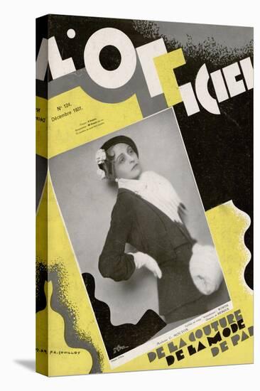 L'Officiel, August 1931 - Comtesse Ghislain de Maigret-Madame D'Ora & A.P. Covillot-Stretched Canvas
