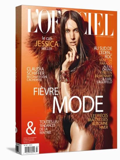 L'Officiel, August 2011 - Jessica Miller-Satoshi Saikusa-Stretched Canvas