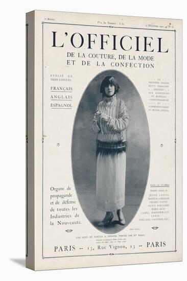 L'Officiel, December 15 1921 - Mlle Soria, Robe de Marshal&Armand-Delphi-Stretched Canvas