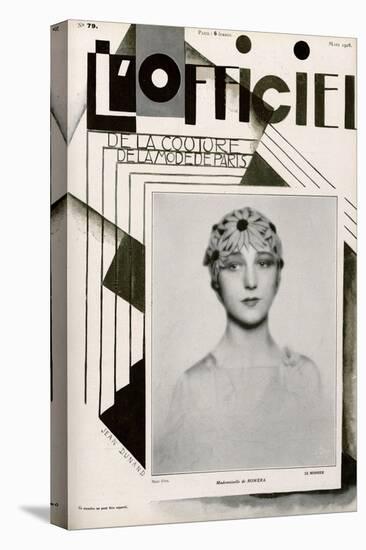 L'Officiel, February 1928 - Mme Agnès-Madame D'Ora & Jean Dunand-Stretched Canvas