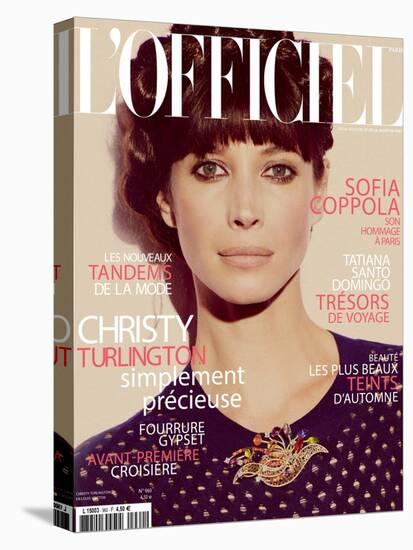 L'Officiel, November 2011 - Christy Turlington-Guy Aroch-Stretched Canvas