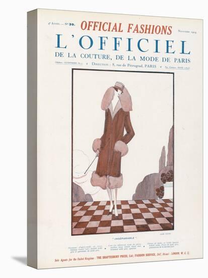 L'Officiel, October 1924 - Chambéry-Worth-Stretched Canvas