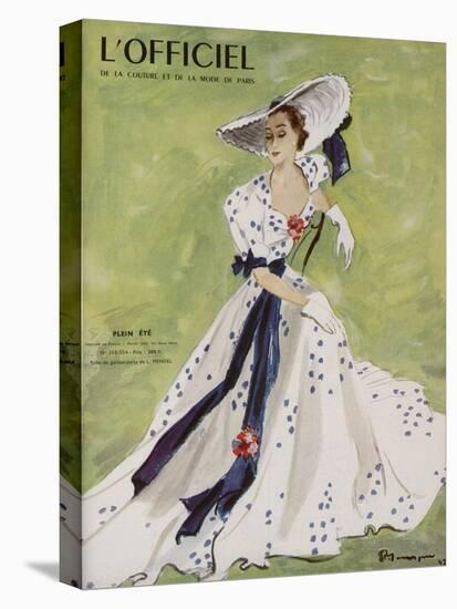 L'Officiel - Robe de Garden Party de L. Mendel-Mourgue-Stretched Canvas