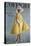 L'Officiel - Robe de Michel Goma en Crêpe Poudre d'Escampette de Ducharne, Chapeau de Jean Barthet-Roland de Vassal-Stretched Canvas