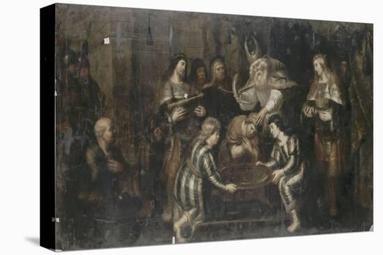 L'Onction de Salomon-Cornelis de Vos-Premier Image Canvas