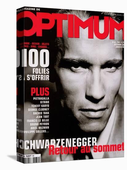L'Optimum, December 2000-January 2000 - Arnold Schwarzenegger-John Stoddart-Stretched Canvas