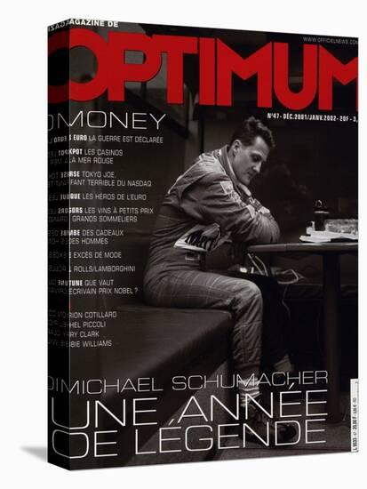 L'Optimum, December 2001-January 2002 - Michael Schumacher-Peter Marlow-Stretched Canvas