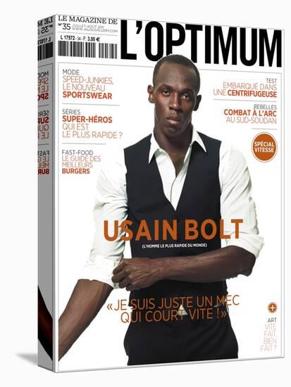 L'Optimum, July-August 2011 - Usain Bolt-Ralph Mecke-Stretched Canvas