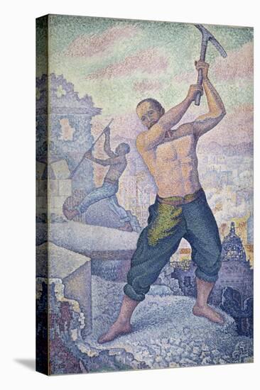 L'ouvrier ou les démolisseurs-Paul Signac-Premier Image Canvas