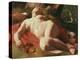 La Bacchante, C.1844-47-Gustave Courbet-Premier Image Canvas