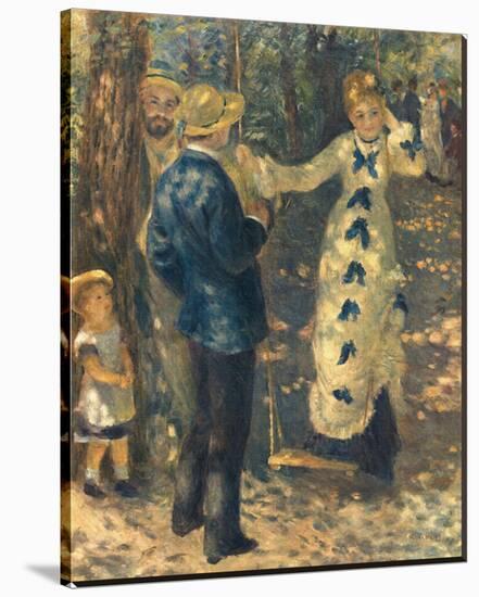 La Balancoire-Pierre-Auguste Renoir-Stretched Canvas