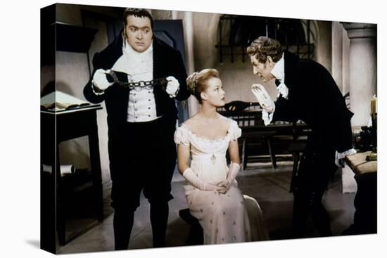 LA BELLE and L'EMPEREUR, 1959 par Axel von Ambesser with Romy Schneider (photo)-null-Stretched Canvas