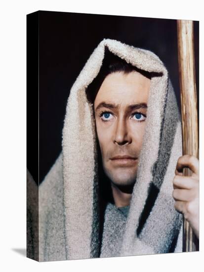 La Bible The Bible by JohnHuston with Peter O'Toole, 1966 (photo)-null-Stretched Canvas