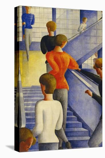 La Cage D'escalier Du Bauhaus, 1932 (Oil on Canvas)-Oskar Schlemmer-Premier Image Canvas