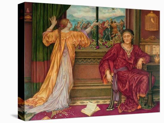 La Cage Doree - the Gilded Cage , by De Morgan, Evelyn (1855-1919). Oil on Canvas, between 1900 And-Evelyn De Morgan-Premier Image Canvas