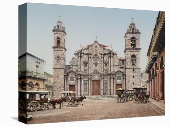 La Catedral, Havana, Cathedral of the Virgin Mary of the Immaculate Conception-William Henry Jackson-Stretched Canvas