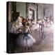 La Classe de danse-Edgar Degas-Premier Image Canvas