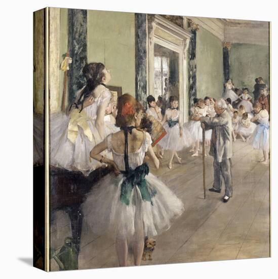 La classe de danse-Edgar Degas-Premier Image Canvas