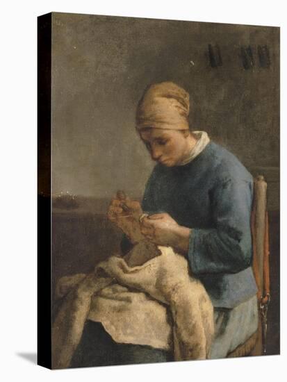 La couseuse-Jean-François Millet-Premier Image Canvas