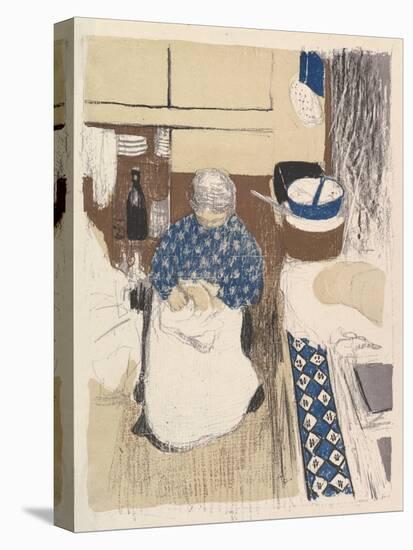 La Cuisinière, from the series Paysages et Intérieurs, 1899-Edouard Vuillard-Premier Image Canvas