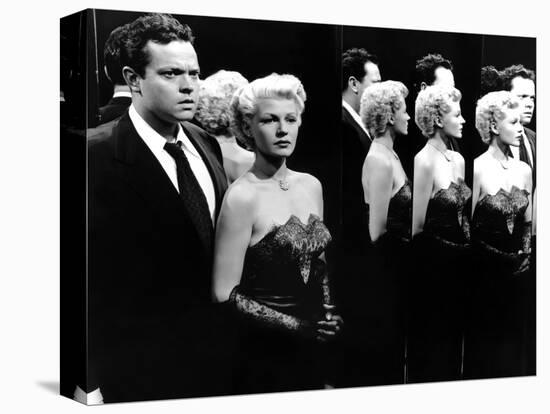 La Dame by Shanghai THE LADY FROM SHANGHAI by OrsonWelles with Orson Welles and Rita Hayworth, 1947-null-Stretched Canvas