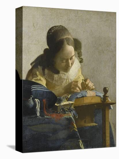 La Dentellière-Johannes Vermeer-Premier Image Canvas