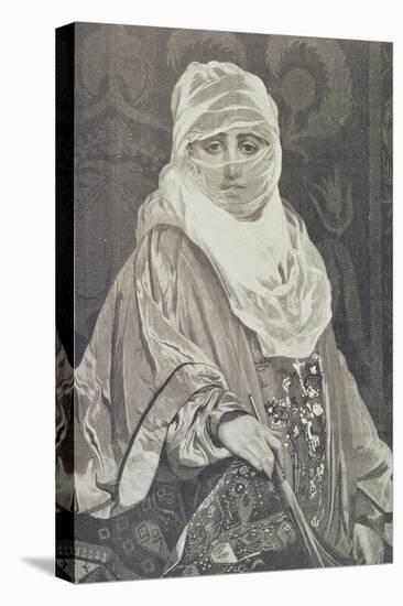 La Favorita Woman with a Veil-Jean Leon Gerome-Premier Image Canvas