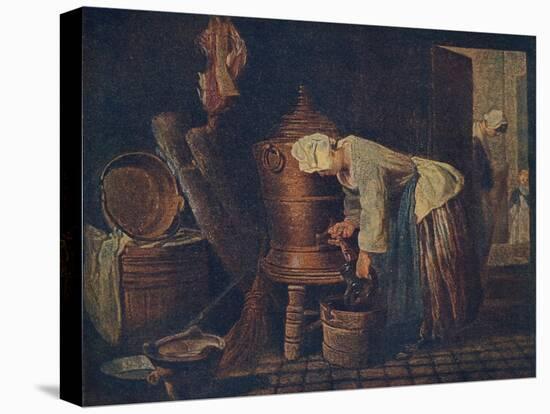 La Fontaine (The Water Cistern), c1733, (1911)-Jean-Simeon Chardin-Premier Image Canvas