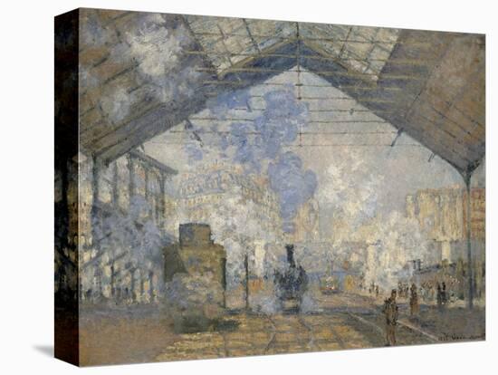 La gare Saint-Lazare-Claude Monet-Premier Image Canvas