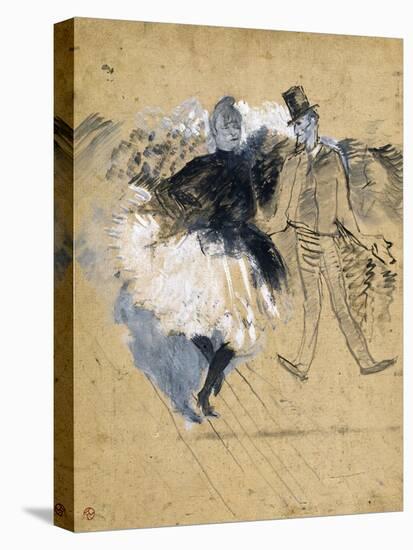 La Goulue and Valentin La Desossee-Henri de Toulouse-Lautrec-Premier Image Canvas