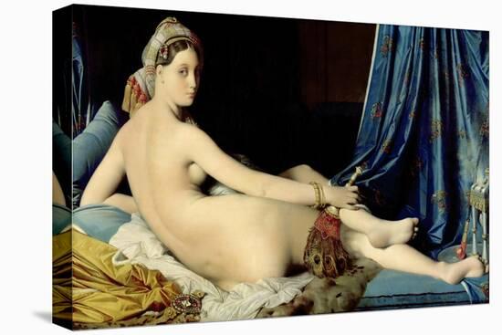 La Grande Odalisque-Jean-Auguste-Dominique Ingres-Premier Image Canvas